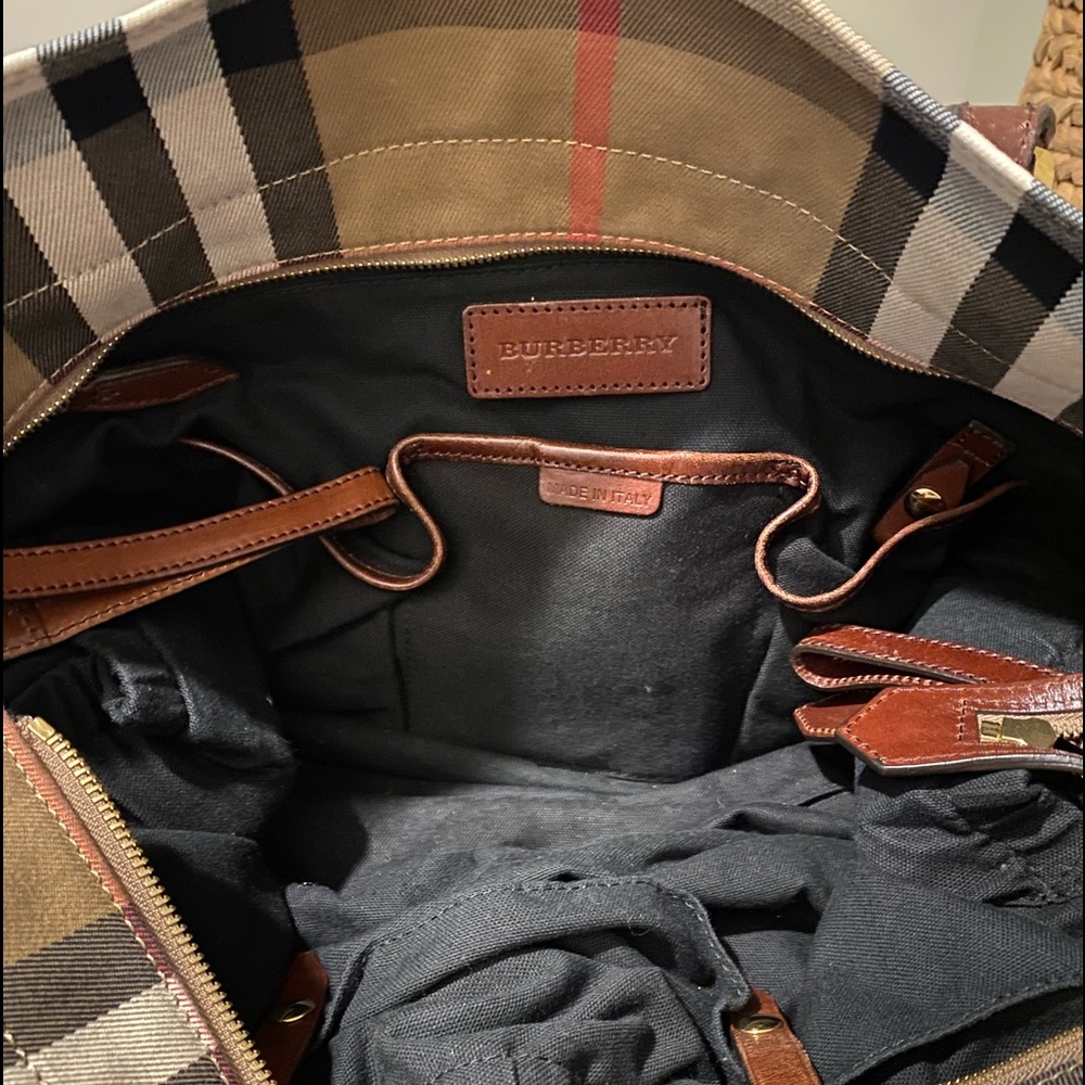 Authentic Burberry Tote Diaper Bag